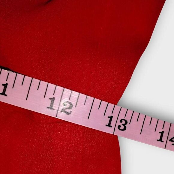 Reformation Womens Dress Sz Small Cherry Red Midi Nadira Glamourcore Princesscor - Picture 11 of 13